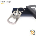 Porte-clés en cuir personnalisé en métal de haute qualité (Y02103)